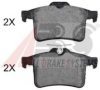 A.B.S. 37819 OE Brake Pad Set, disc brake